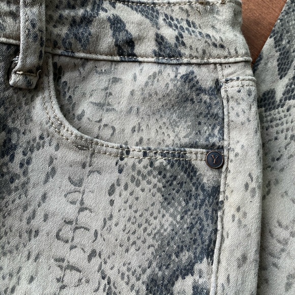 Yuka snake print skinny jeans pants - Picture 4 of 14